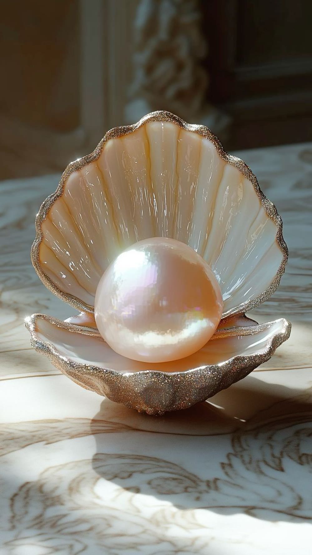 Concha com pérola
